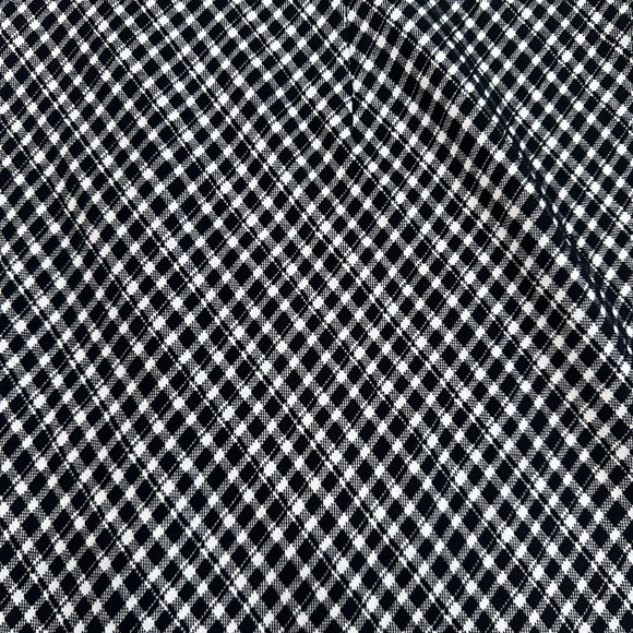 SPANX Jacquard Ponte Plaid Black White Mini Dress Size 1X Long Sleeve EUC - Picture 9 of 13